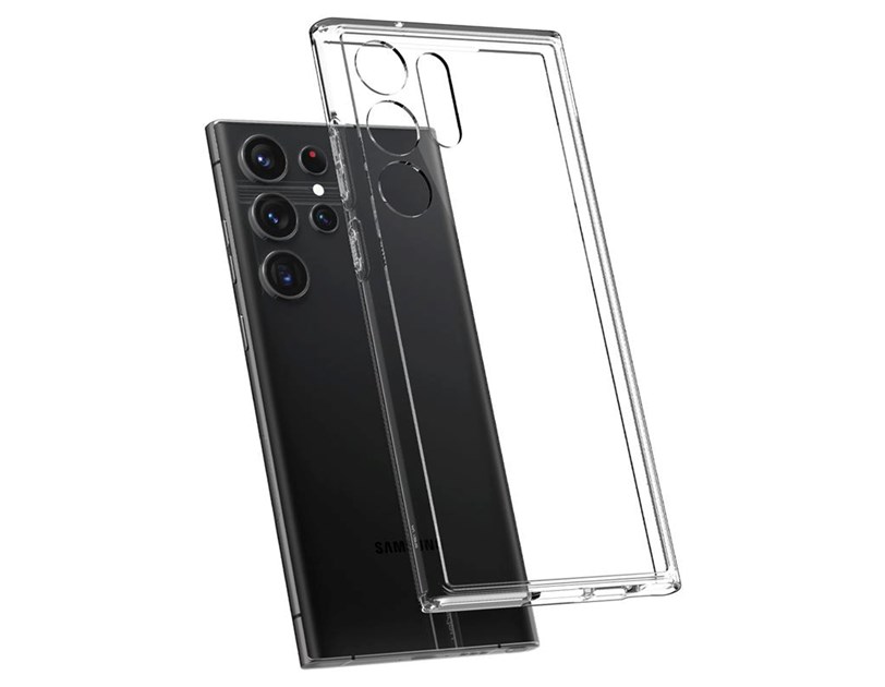 Spigen Ultra Hybrid, zaštitna maska za telefon, prozirna - Samsung Galaxy S23 Ultra