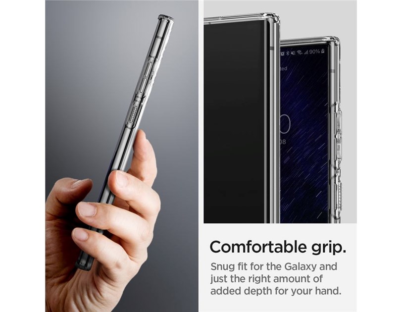 Spigen Liquid Crystal, zaštitna maska za telefon, prozirna - Samsung Galaxy S22 Ultra