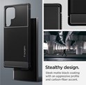 Spigen Rugged Armor, zaštitna maska za telefon, mat crna - Samsung Galaxy S22 Ultra (ACS03914)