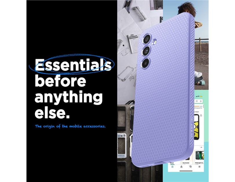 Spigen Liquid Air, zaštitna maska za telefon, ljubičasta - Samsung Galaxy A54 5G (ACS06100)