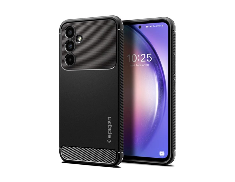 Spigen Rugged Armor, zaštitna maska za telefon, crna - Samsung Galaxy A54 5G (ACS05888)