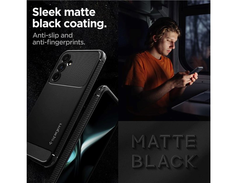 Spigen Rugged Armor, zaštitna maska za telefon, crna - Samsung Galaxy A54 5G (ACS05888)