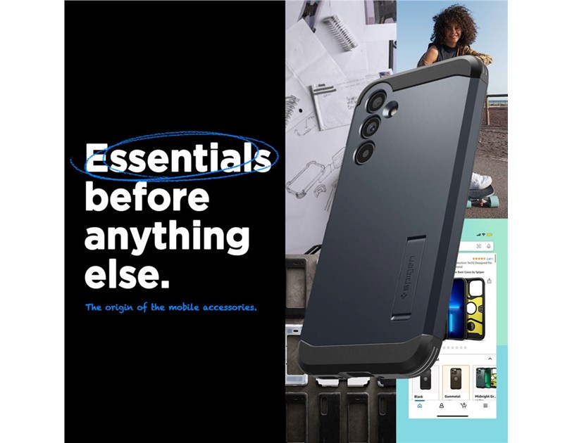 Spigen Tough Armor, zaštitna maska za telefon, metal slate - Samsung Galaxy A54 5G (ACS05884)