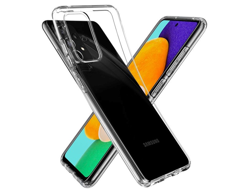 Spigen Liquid Crystal, zaštitna maska za telefon, prozirna - A52s 5G/Galaxy A52 (LTE/5G), (ACS02316)