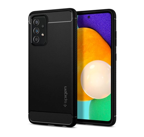 Spigen Rugged Armor, zaštitna maska za telefon, crna - Samsung Galaxy A52s 5G/Galaxy A52 (LTE/5G)