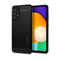 Spigen Rugged Armor, zaštitna maska za telefon, crna - Samsung Galaxy A52s 5G/Galaxy A52 (LTE/5G)