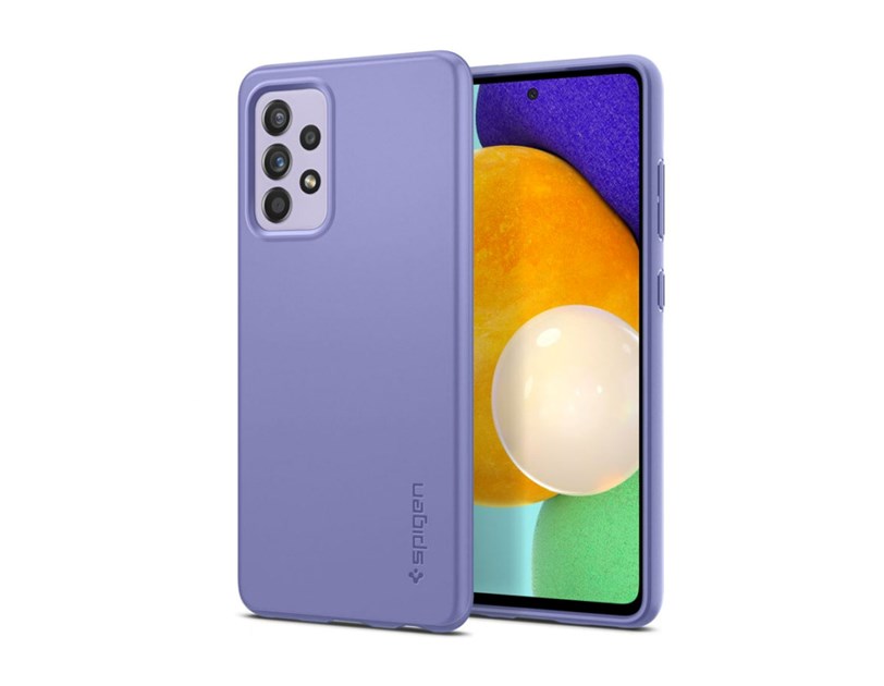 Spigen Thin Fit, zaštitna maska za telefon, ljubičasta - Samsung GalaxyA52s 5G/Galaxy A52 (LTE/5G)