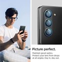 Spigen Glass tR EZ Fit Optik Pro, zaštitno staklo za kameru, 2 kom + okvir za instalaciju, crno - Samsung Galaxy Z Fold5 (AGL06524)