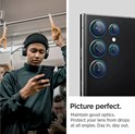 Spigen Glass EZ Fit Optik Pro, zaštitno staklo za kameru telefona, 2 kom, crno - Samsung Galaxy S23 Ultra (AGL05950)