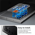 Spigen Glass EZ Fit Optik Pro, zaštitno staklo za kameru telefona, 2 kom, crno - Samsung Galaxy S23 Ultra (AGL05950)