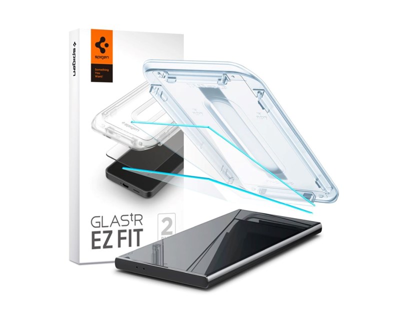 Spigen Glass tR EZ Fit HD Transparency 2 Pack zaštitno staklo za ekran telefona - Samsung Galaxy S24 Ultra