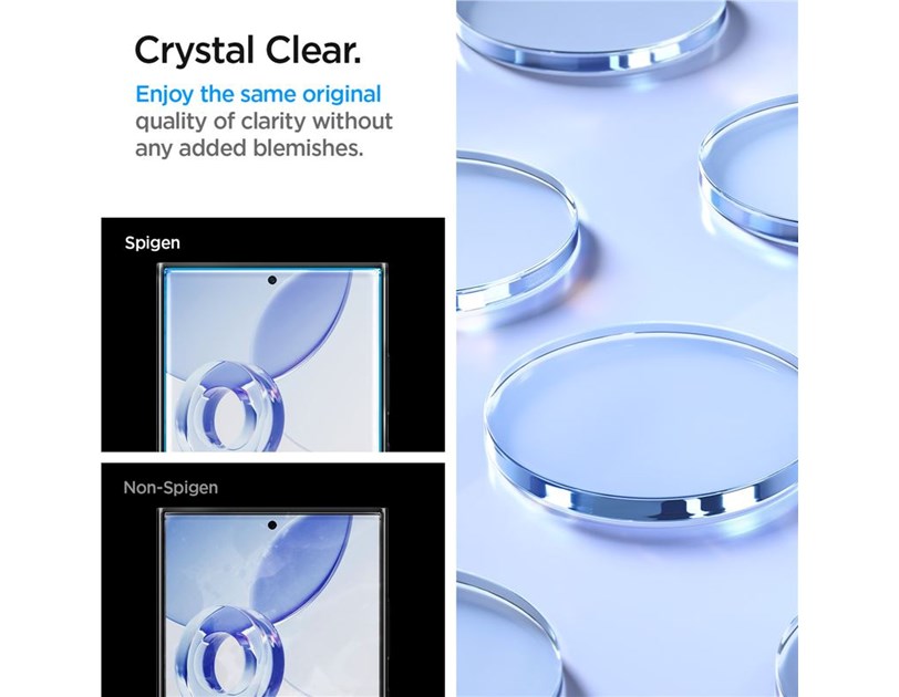Spigen Glass tR EZ Fit HD Transparency 2 Pack zaštitno staklo za ekran telefona - Samsung Galaxy S24 Ultra