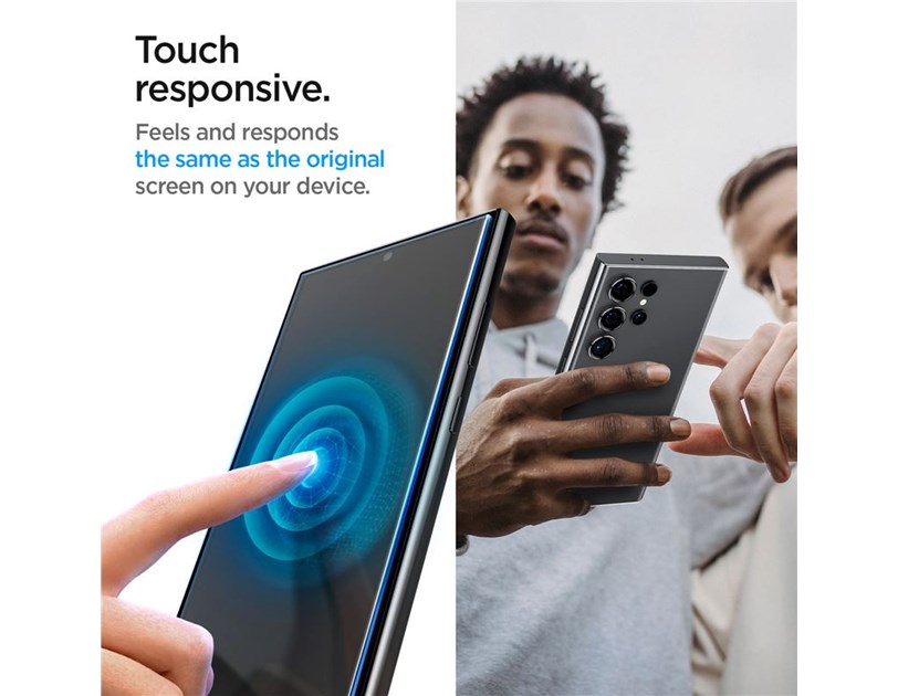 Spigen Glass tR EZ Fit HD Transparency 2 Pack zaštitno staklo za ekran telefona - Samsung Galaxy S24 Ultra