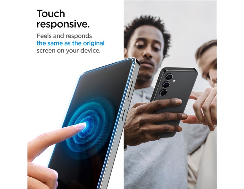 Spigen Glass tR EZ Fit HD Transparency 2 Pack, zaštitno staklo za ekran telefona 2 kom - Samsung Galaxy S24/S25 (AGL07440)