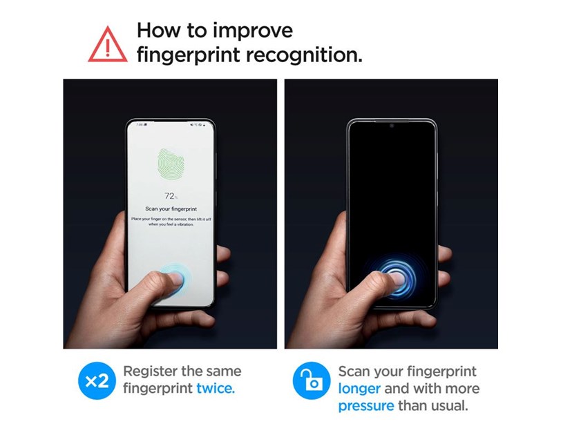Spigen Glass tR EZ Fit HD Transparency 2 Pack, zaštitno staklo za ekran telefona 2 kom - Samsung Galaxy S24/S25 (AGL07440)