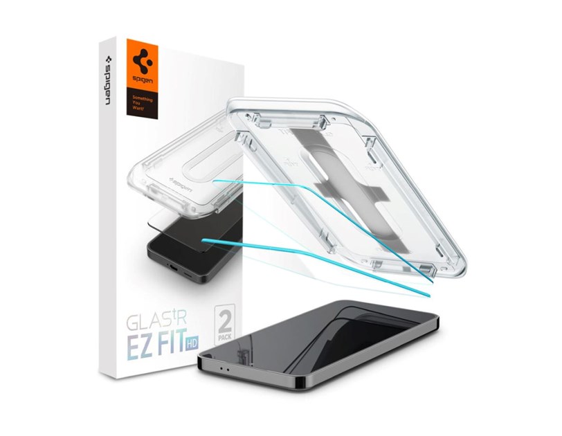 Spigen Glass tR EZ Fit HD Transparency 2 Pack, zaštitno staklo za ekran telefona 2 kom - Samsung Galaxy S25+/S24+ (AGL07432)
