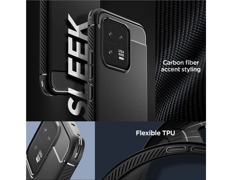 Spigen Rugged Armor, black - Xiaomi 13