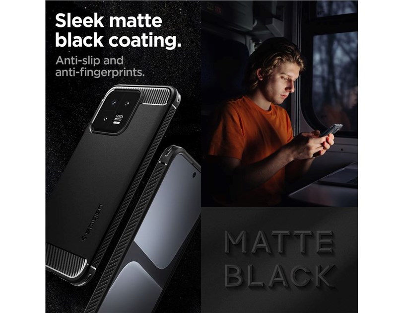 Spigen Rugged Armor, black - Xiaomi 13
