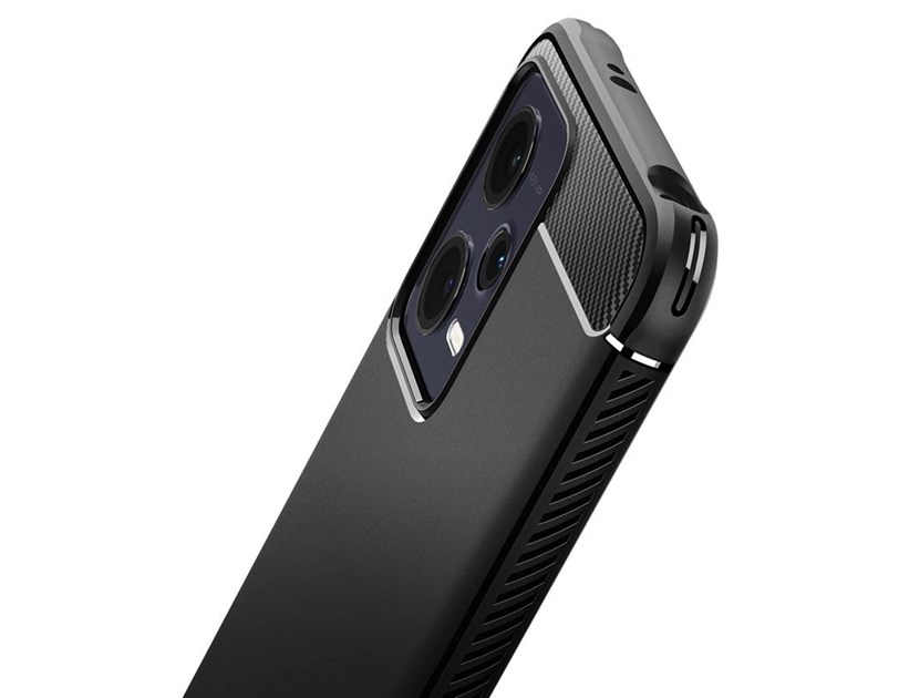 Spigen Rugged Armor, maska za telefon, crna - Xiaomi Redmi Note 12 5G/ POCO X5 5G (ACS05787)