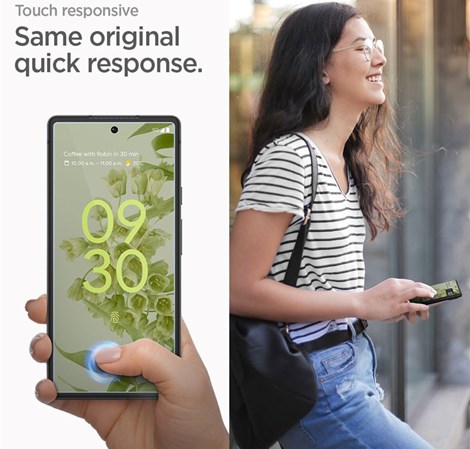 Spigen Glas.tR AlignMaster, zaštitno staklo za ekran telefona, 2 kom + okvir za instalaciju - Pixel 6 (AGL04164)