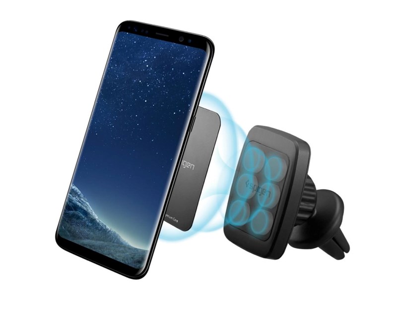 Spigen Kuel H12 magnetski nosač za ventilacijske otvore automobila, crni (000CD20115)