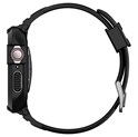Spigen Rugged Armor Pro, zaštitna maska s remenom za Apple pametni sat, crna - Apple Watch 8/7 (45mm)/SE 2022/6/SE/5/4 (44mm)