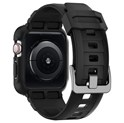 Spigen Rugged Armor Pro, zaštitna maska s remenom za Apple pametni sat, crna - Apple Watch 8/7 (45mm)/SE 2022/6/SE/5/4 (44mm)