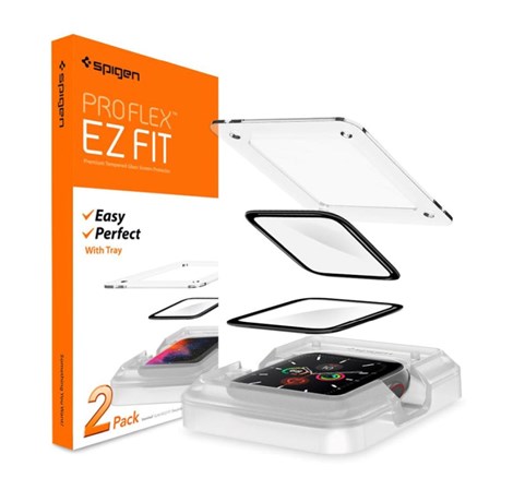 Spigen Pro Flex EZ Fit 2 Pack, zaštitno staklo za Apple pametni sat - Apple Watch SE 2022/6/SE/5/4 (40 mm), (AFL01219)