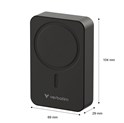 Verbatim Charge 'n' Go Essentials 20000mAh Powerbank Magnetic Wireless 15/35W, crni