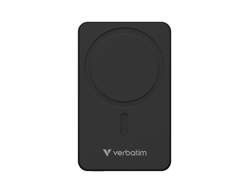 Verbatim Charge 'n' Go Essentials 10000mAh Powerbank Magnetic Wireless 15/20W, crni