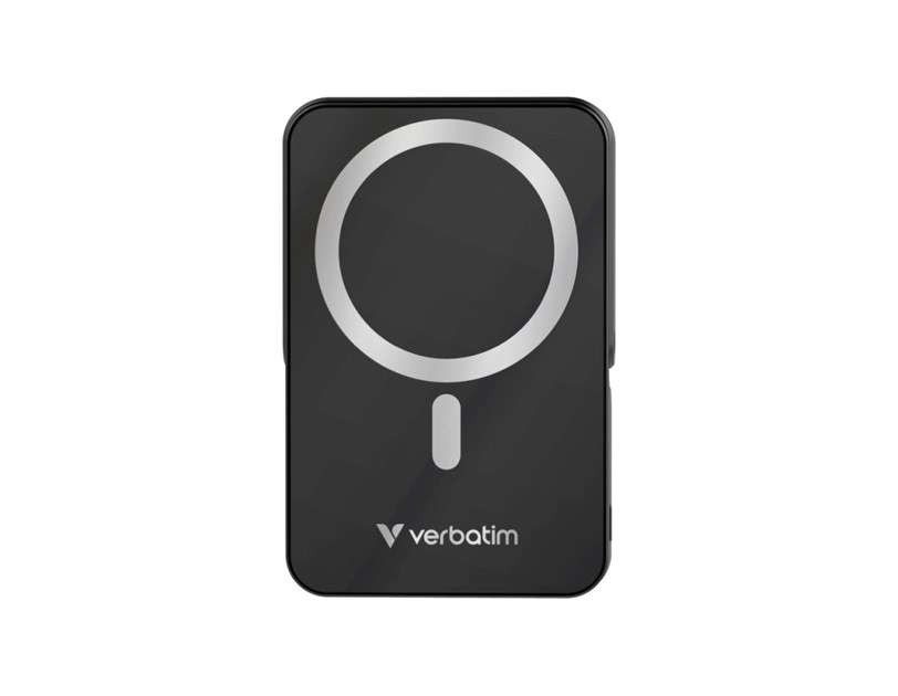 Verbatim Charge ‘n’ Go 10000mAh Powerbank with Stand Magnetic Wireless 15/20W, crni