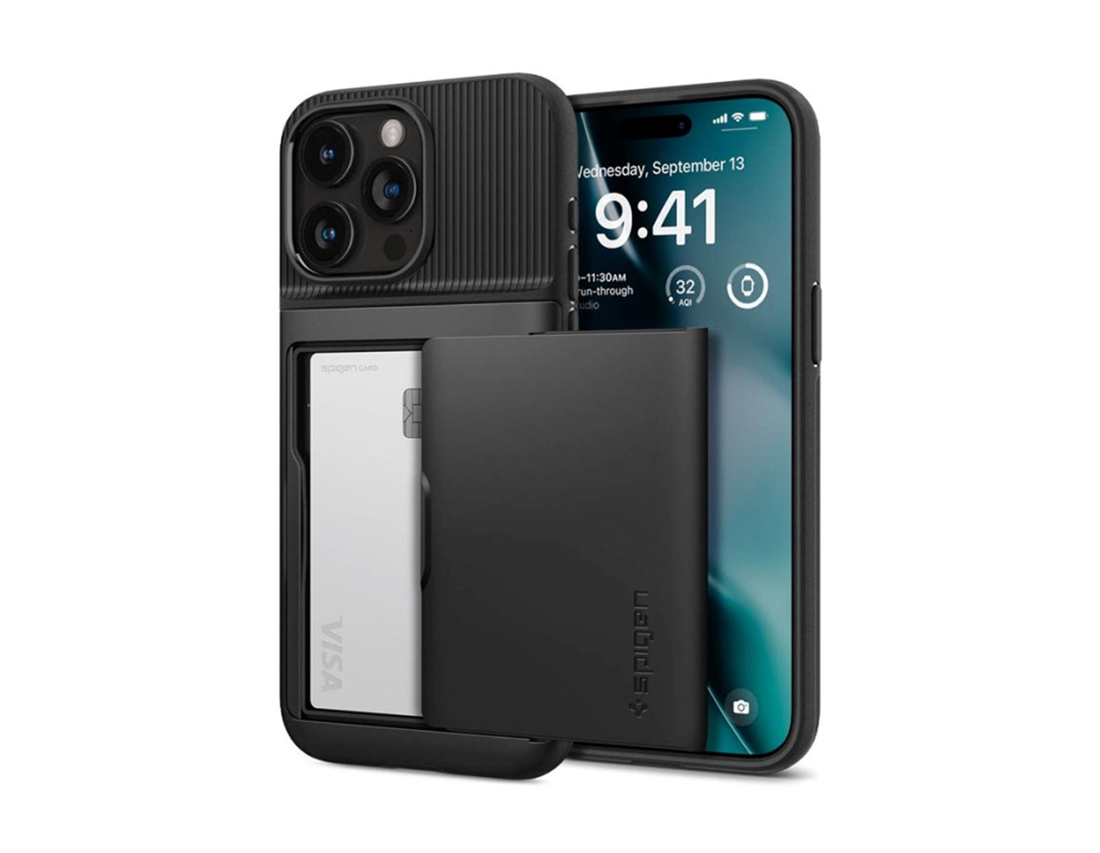 Spigen Slim Armor CS, black - iPhone 15 Pro (ACS06728)