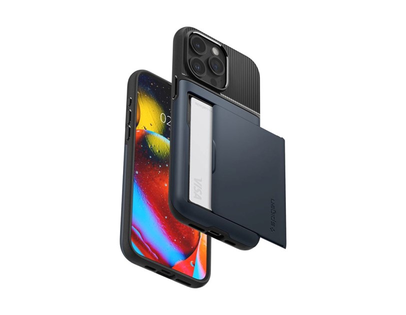 Spigen Slim Armor CS, metal slate - iPhone 15 Pro (ACS06730)