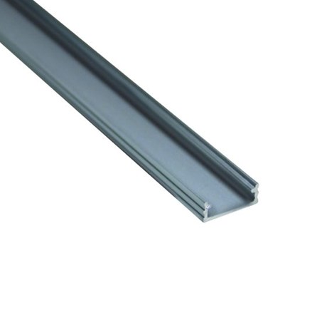 EcoVision HOME line ALU profil nadgradni, plitki, 3m, bez pokrova ( 16x6 mm )