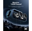 Anker Soundcore BOOM 2 Plus prijenosni BT5.3 zvučnik, 140W, IPX7, 20h reprodukcije, plavi (A3134031)