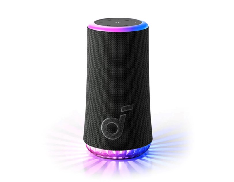 Anker Soundcore GLOW prijenosni BT5.3 zvučnik, 30W, IP67, 18h reprodukcije, crni (A3166G11)
