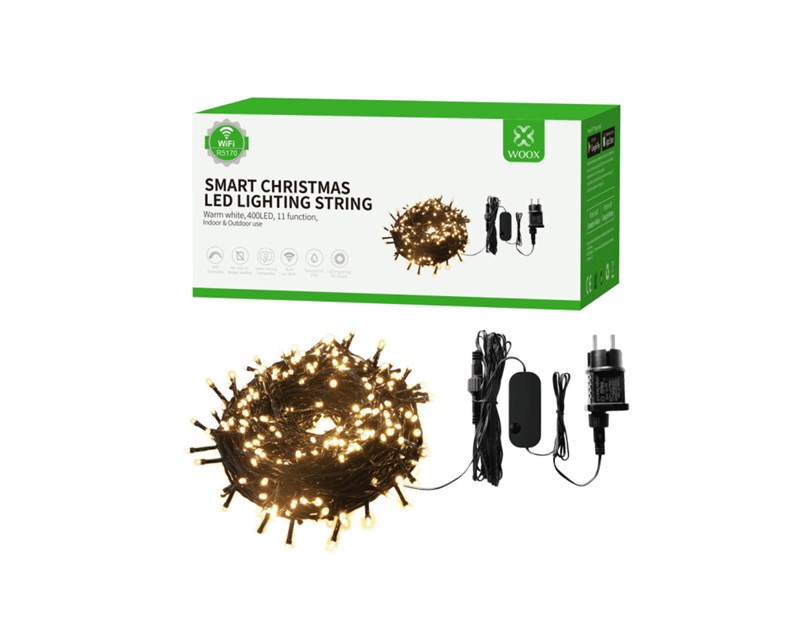 WOOX Smart božićna LED rasvjeta, 40m dužina (R5170)