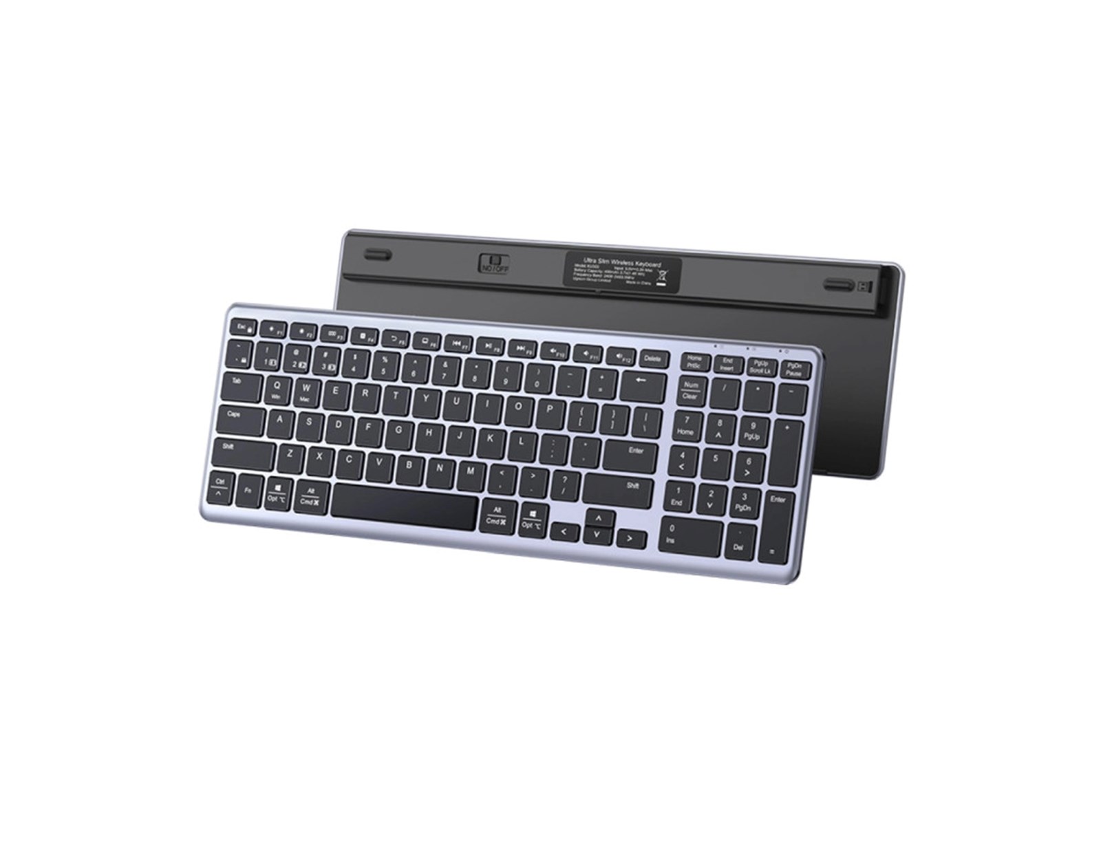 UGREEN Ultra Slim Wireless bežična tipkovnica Bluetooth, US Layout, crna
