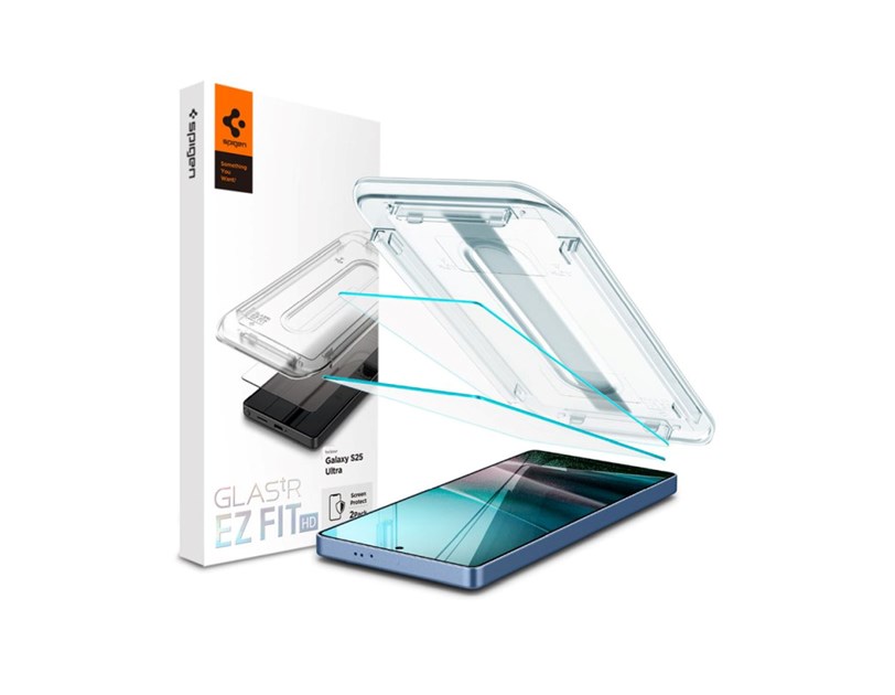 Spigen Glass tR EZ Fit HD 2 Pack, transparency - Samsung Galaxy S25 Ultra (AGL09082)