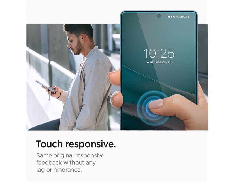 Spigen Glass tR EZ Fit HD 2 Pack, transparency - Samsung Galaxy S25 Ultra (AGL09082)