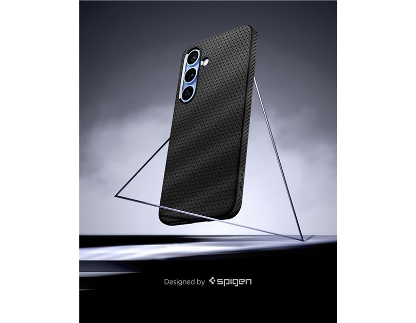 Spigen Liquid Air, matte black - Samsung Galaxy S25+ (ACS08979)