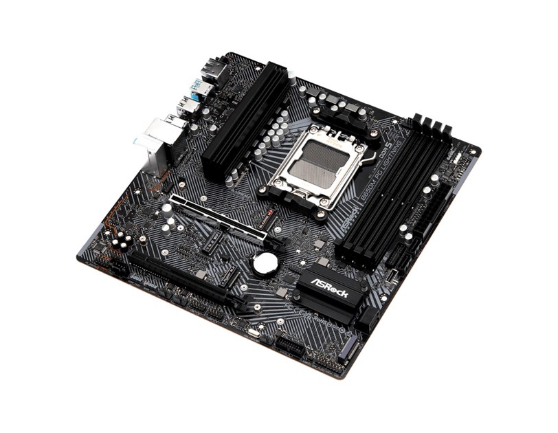 ASROCK B650M PG Lightning, S. AM5, 4x DDR5/7200(OC), PCIe 5.0, HDMI, DP, mATX