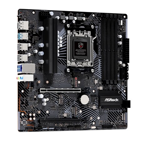 ASROCK B650M PG Lightning, S. AM5, 4xDDR5/7200(OC), PCIe 4.0, 2.5 G-LAN, HDMI/DP, USB-C, mATX
