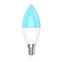 WOOX WiFi Smart LED RGB+CCT žarulja E14, 5W, 470lm, 2700K-6500K dimabilna, WooxHome app, glasovna kontrola - Alexa & Google Assistant (R9075)