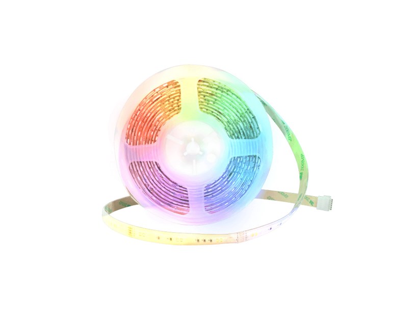WOOX WiFi Smart LED traka RGB + muzička funkcija, 5m, 24W, 3000K-6500K, vodootporna, WooxHome app, glasovna kontrola - Alexa & Google Assistant (R5149)