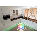 WOOX WiFi Smart LED traka RGB + muzička funkcija, 5m, 24W, 3000K-6500K, vodootporna, WooxHome app, glasovna kontrola - Alexa & Google Assistant (R5149)