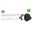 WOOX WiFi Smart vanjska kamera + solarni panel, Ultra HD 2K microSD (max. 128GB), IP65 vodootporna, Alexa & Google Assistant, WooxHome app (R4253)