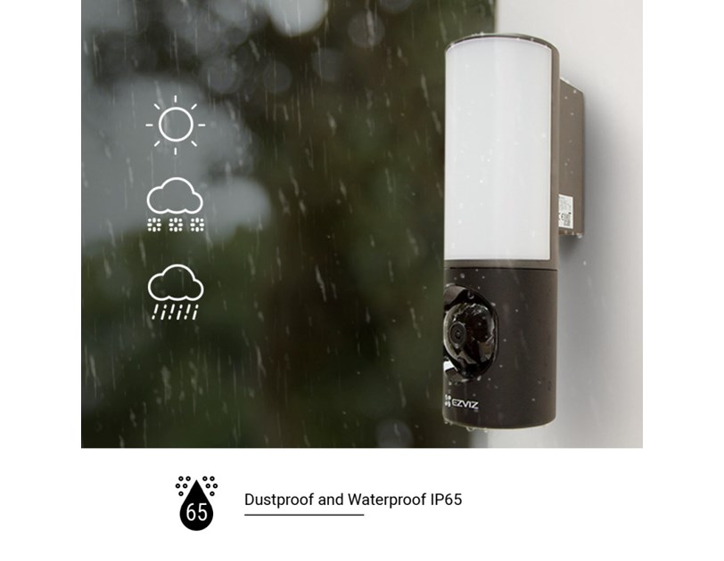 EZVIZ WiFi Smart reflektor s kamerom 2K, dvosmjerni audio, IP65/IP67 , EMMC 32GB, 700lm (3000K), EZVIZ app, noćno snimanje u boji (LC3) 