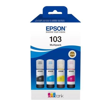 Epson tinta 103 EcoTank MULTIPACK (C13T00S64A) 