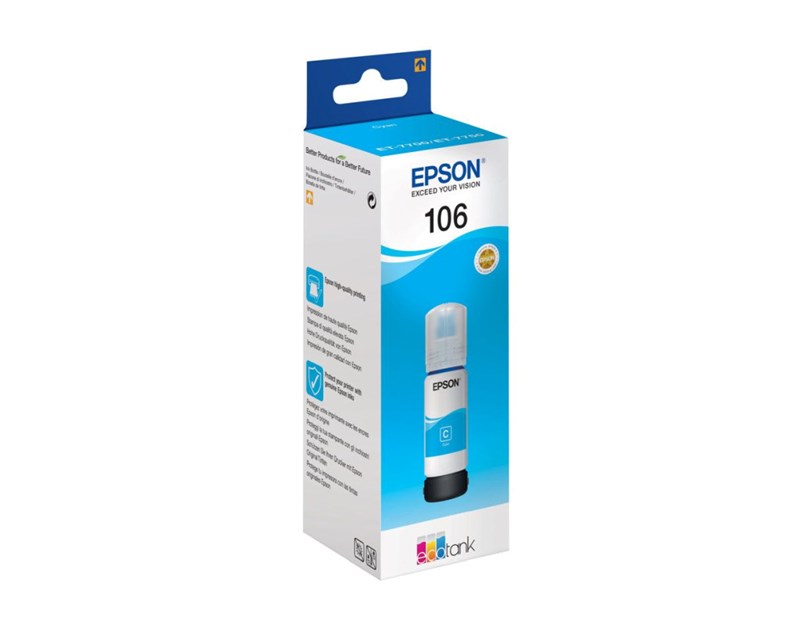 Epson tinta 106 EcoTank cijan (C13T00R240) 70ml